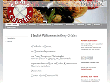 Tablet Screenshot of camp-cuisine.com